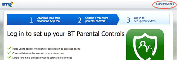 How To Use BT Parental Controls