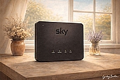 sky broadband hub illustration