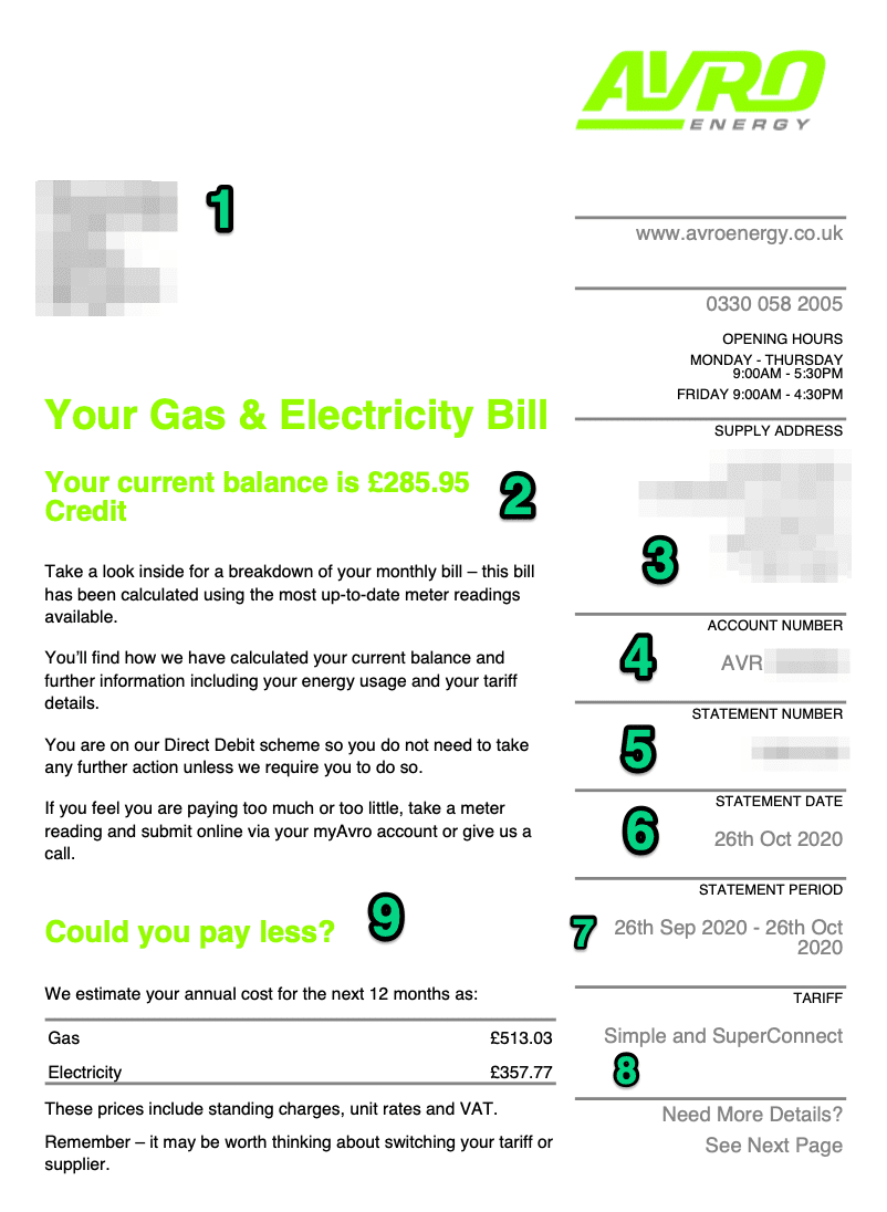 Your Energy Bill What Is Included And What Does It Mean 