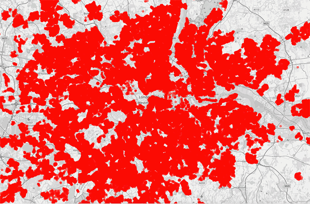 virgin media coverage london dec 2024